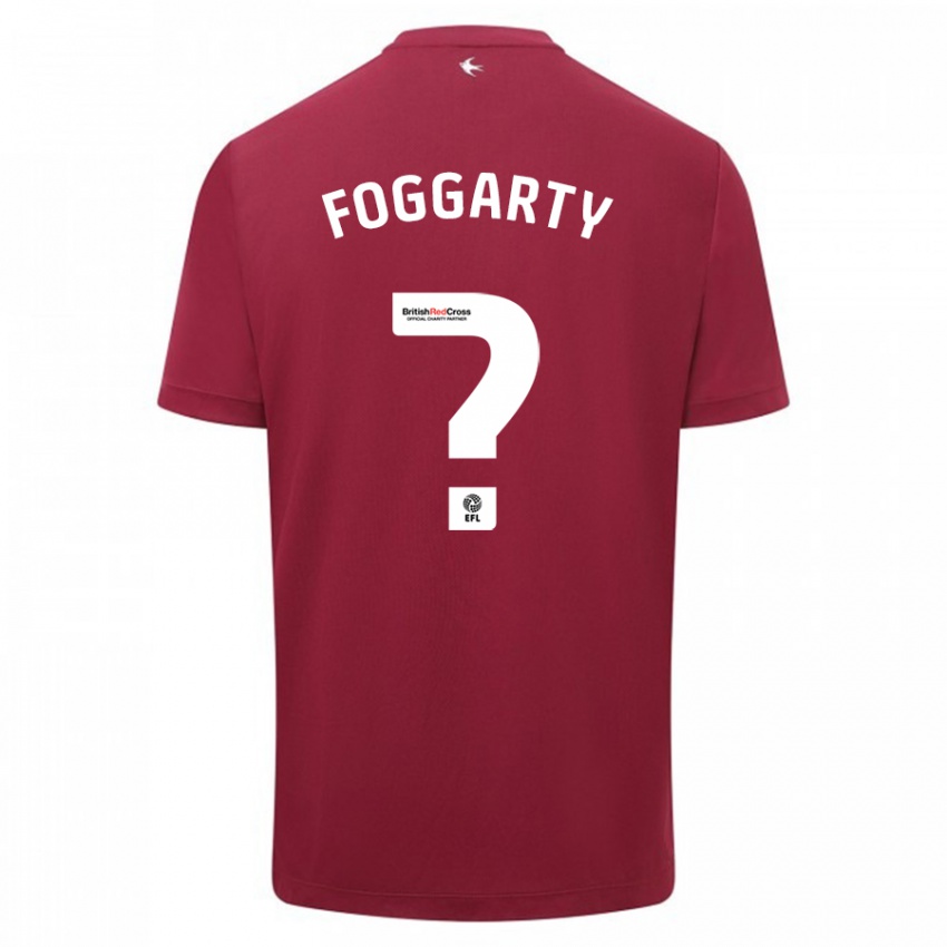 Naisten Corey Foggarty #0 Punainen Vieraspaita 2023/24 Lyhythihainen Paita T-Paita