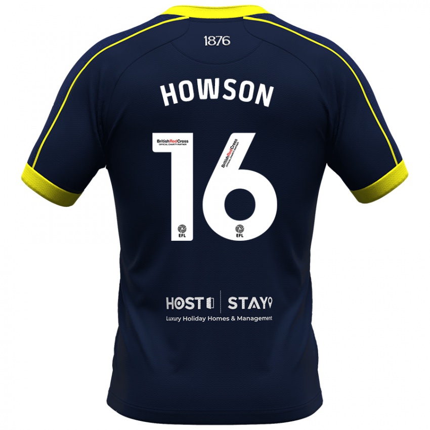 Naisten Jonathan Howson #16 Laivasto Vieraspaita 2023/24 Lyhythihainen Paita T-Paita