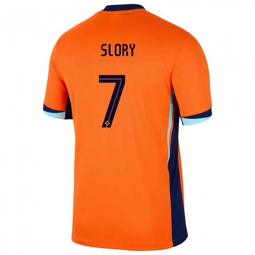 Lapset Alankomaat Jaden Slory #7 Oranssi Kotipaita 24-26 Lyhythihainen Paita T-Paita