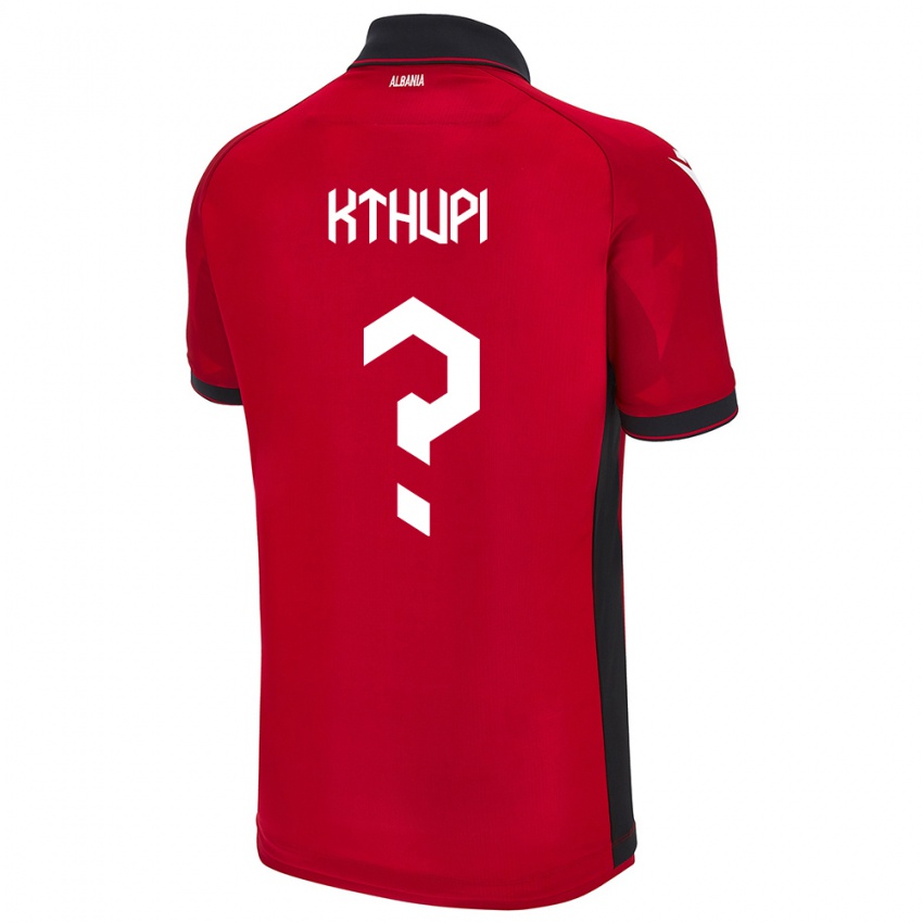 Lapset Albania Amer Kthupi #0 Punainen Kotipaita 24-26 Lyhythihainen Paita T-Paita