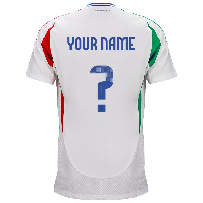 Lapset Italia Nimesi #0 Valkoinen Vieraspaita 24-26 Lyhythihainen Paita T-Paita
