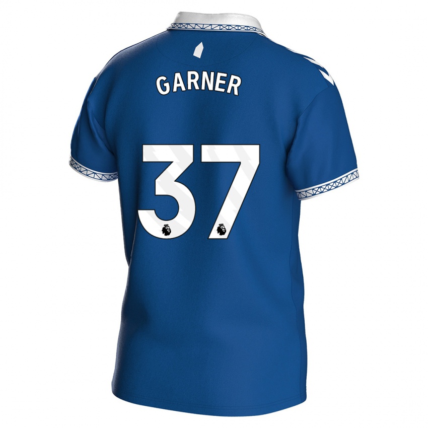 Lapset James Garner #37 Kuninkaallisen Sininen Kotipaita 2023/24 Lyhythihainen Paita T-Paita