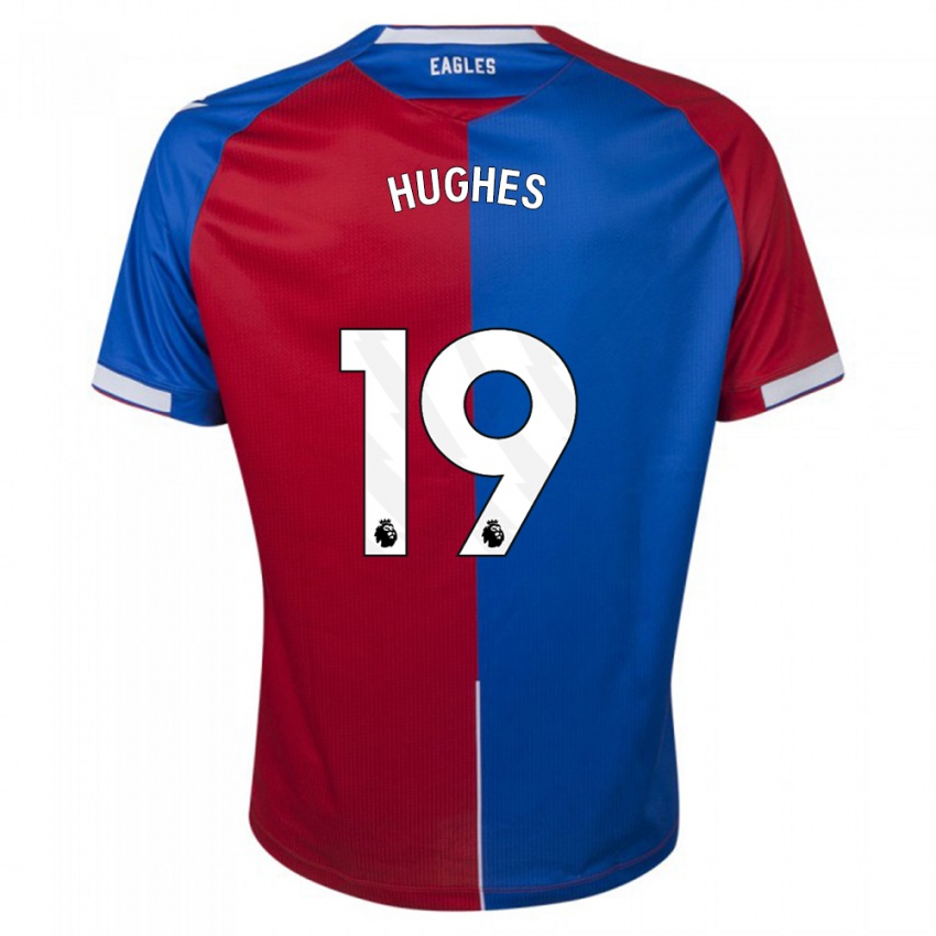 Lapset Will Hughes #19 Punainen Sininen Kotipaita 2023/24 Lyhythihainen Paita T-Paita