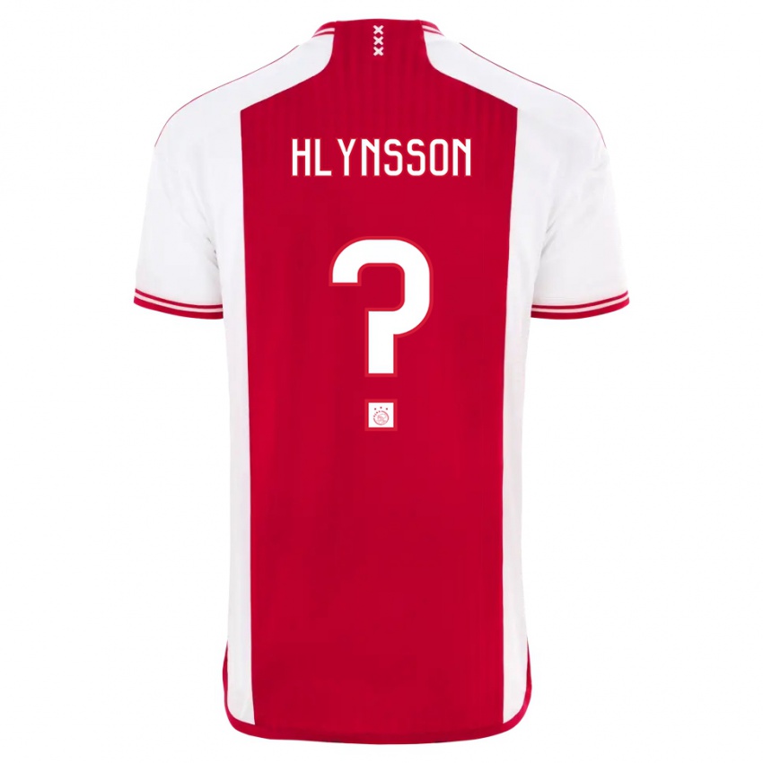 Lapset Kristian Hlynsson #0 Punainen Valkoinen Kotipaita 2023/24 Lyhythihainen Paita T-Paita