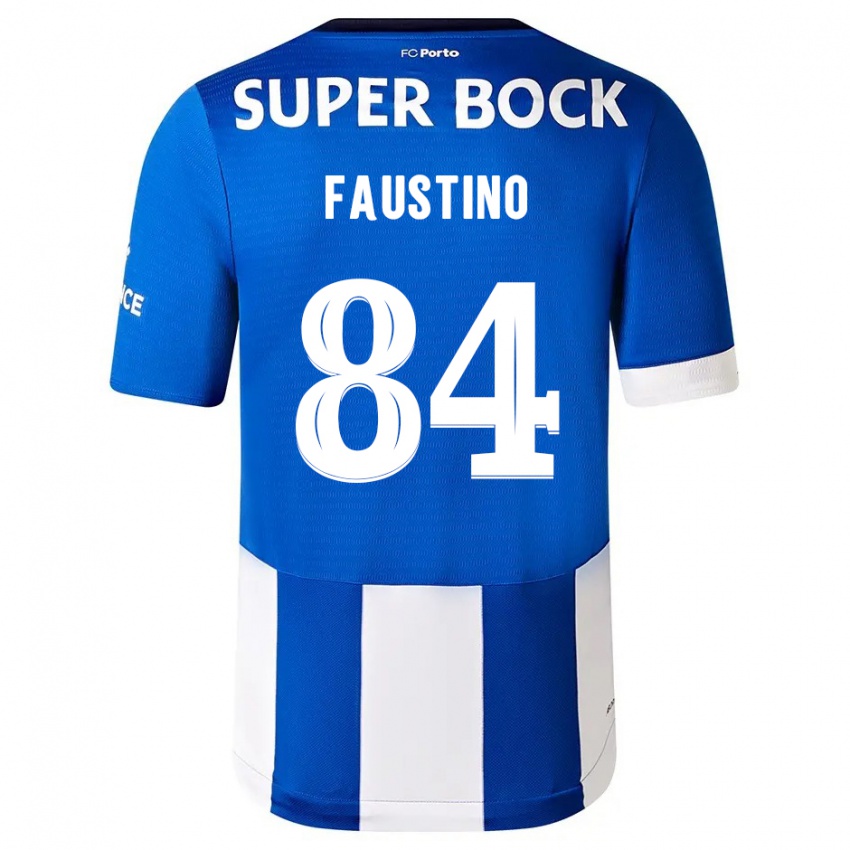 Lapset Levi Faustino #84 Sinivalkoinen Kotipaita 2023/24 Lyhythihainen Paita T-Paita