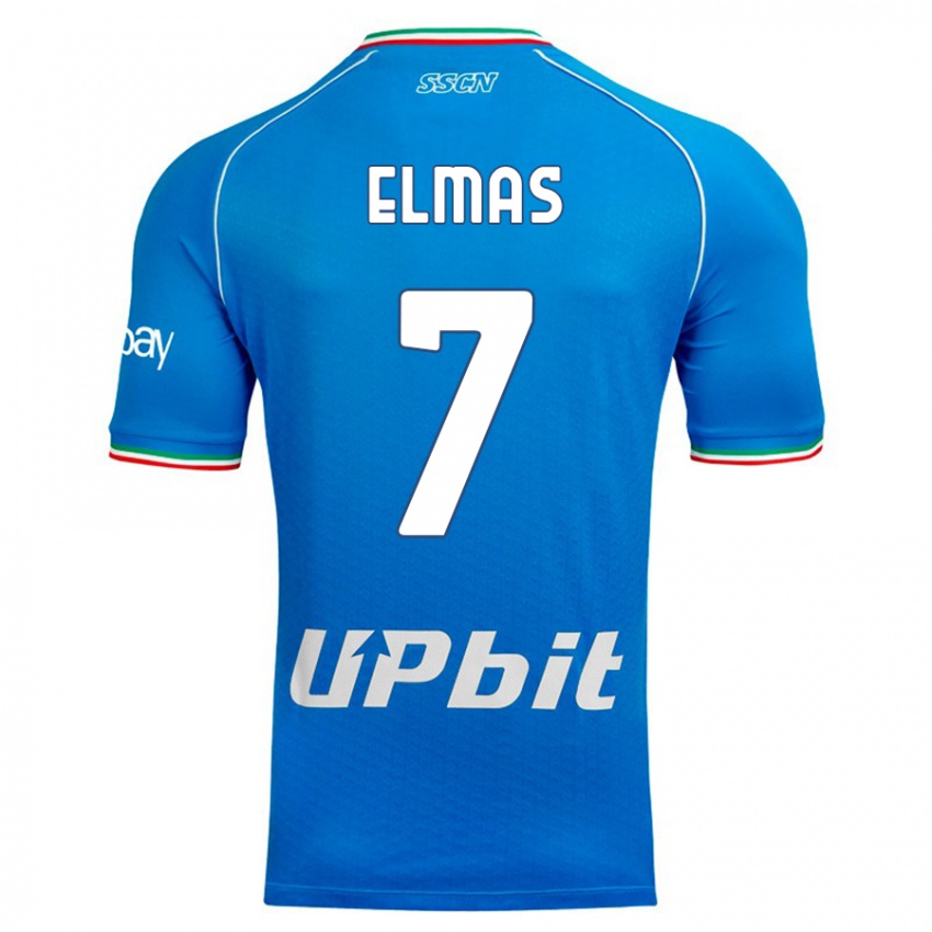 Lapset Eljif Elmas #7 Taivaansininen Kotipaita 2023/24 Lyhythihainen Paita T-Paita