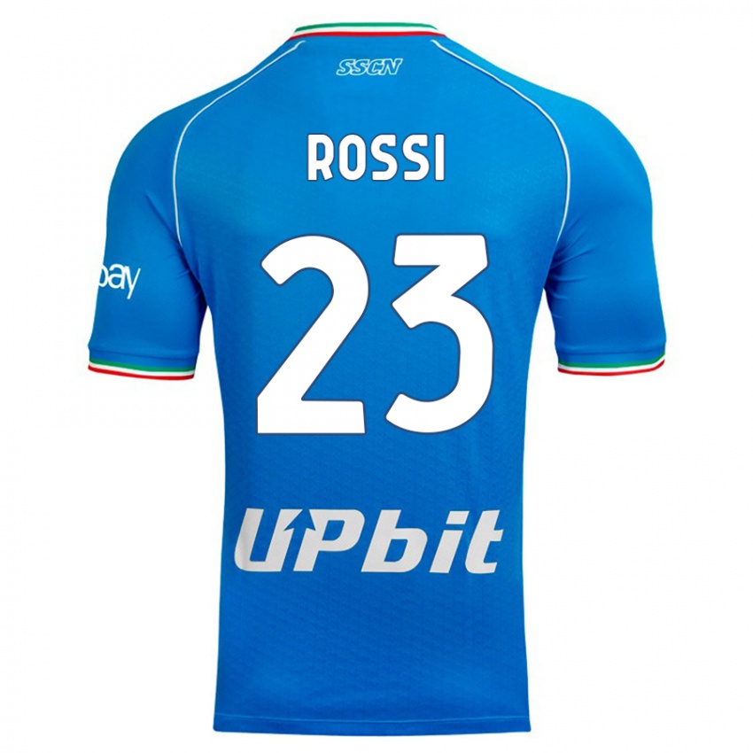 Lapset Leonardo Rossi #23 Taivaansininen Kotipaita 2023/24 Lyhythihainen Paita T-Paita