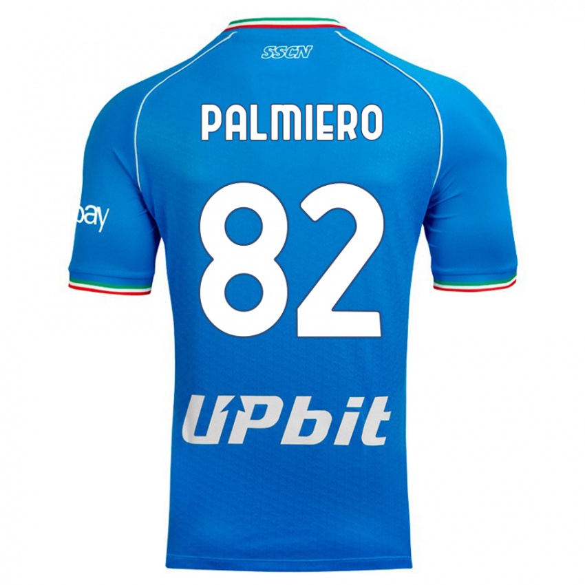 Lapset Luca Palmiero #82 Taivaansininen Kotipaita 2023/24 Lyhythihainen Paita T-Paita