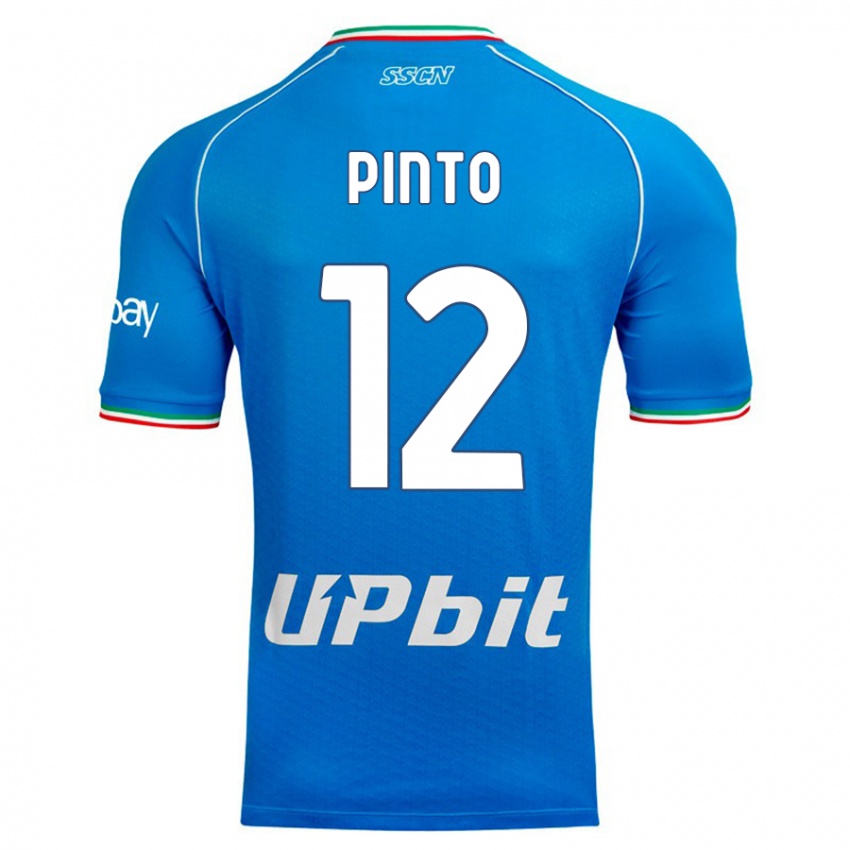 Lapset Ciro Pinto #12 Taivaansininen Kotipaita 2023/24 Lyhythihainen Paita T-Paita