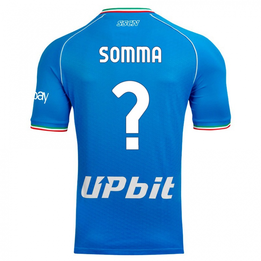 Lapset Francesco Somma #0 Taivaansininen Kotipaita 2023/24 Lyhythihainen Paita T-Paita