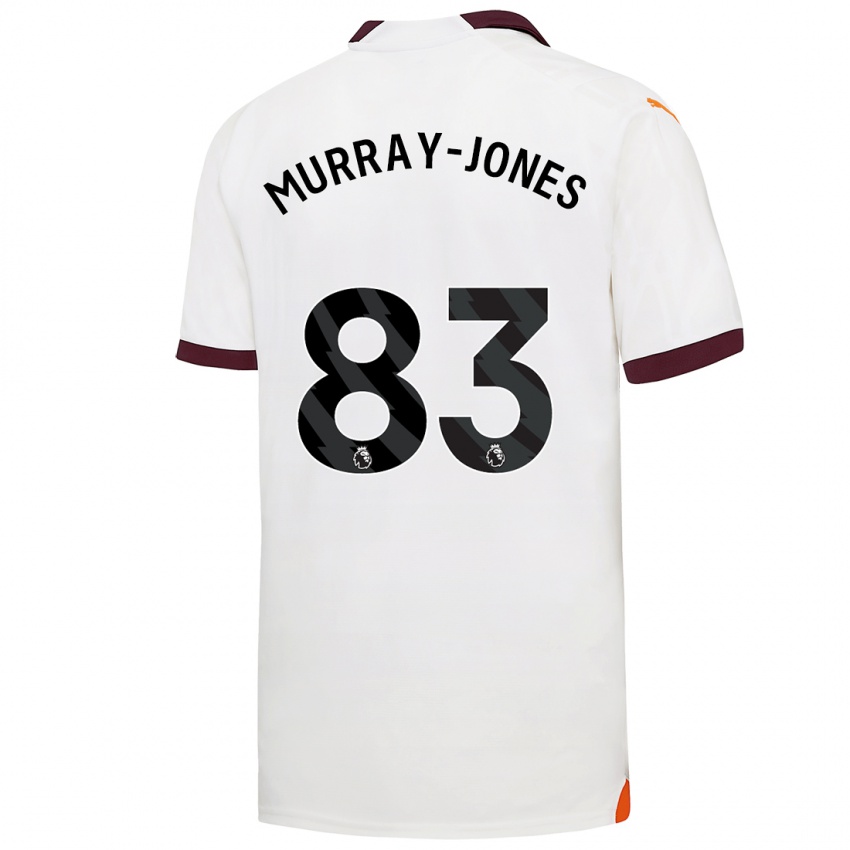 Lapset George Murray-Jones #83 Valkoinen Vieraspaita 2023/24 Lyhythihainen Paita T-Paita