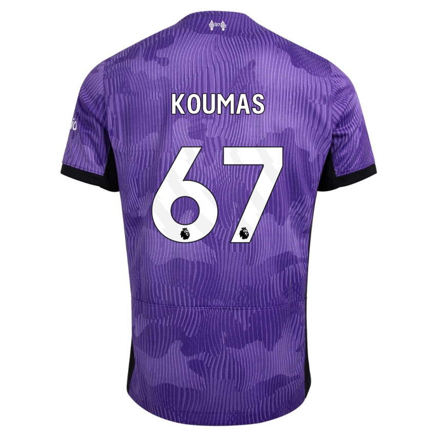 Lapset Lewis Koumas #67 Violetti Kolmas Sarja 2023/24 Lyhythihainen Paita T-Paita