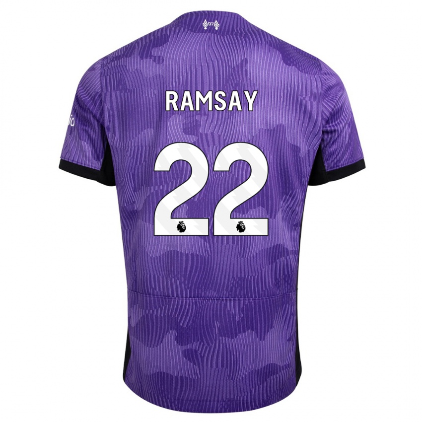 Lapset Calvin Ramsay #22 Violetti Kolmas Sarja 2023/24 Lyhythihainen Paita T-Paita