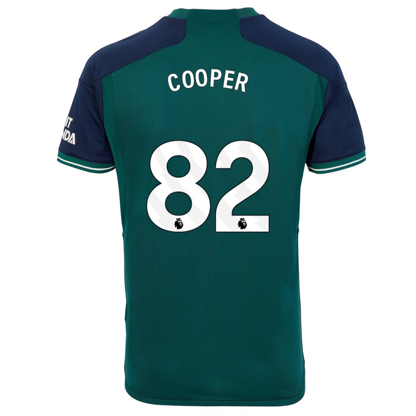 Lapset Noah Cooper #82 Vihreä Kolmas Sarja 2023/24 Lyhythihainen Paita T-Paita