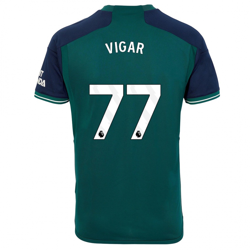 Lapset Billy Vigar #77 Vihreä Kolmas Sarja 2023/24 Lyhythihainen Paita T-Paita