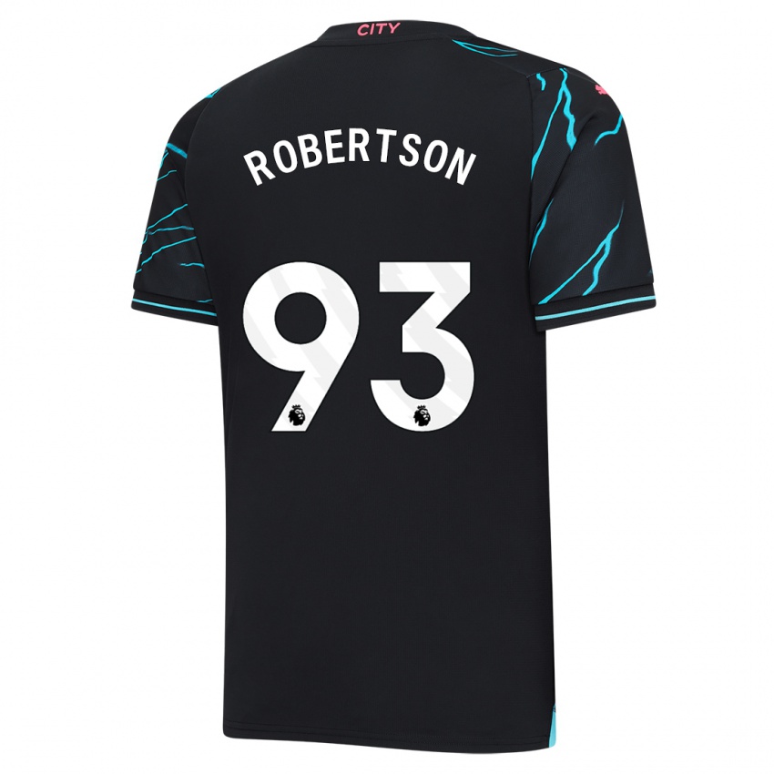 Lapset Alex Robertson #93 Tummansininen Kolmas Sarja 2023/24 Lyhythihainen Paita T-Paita