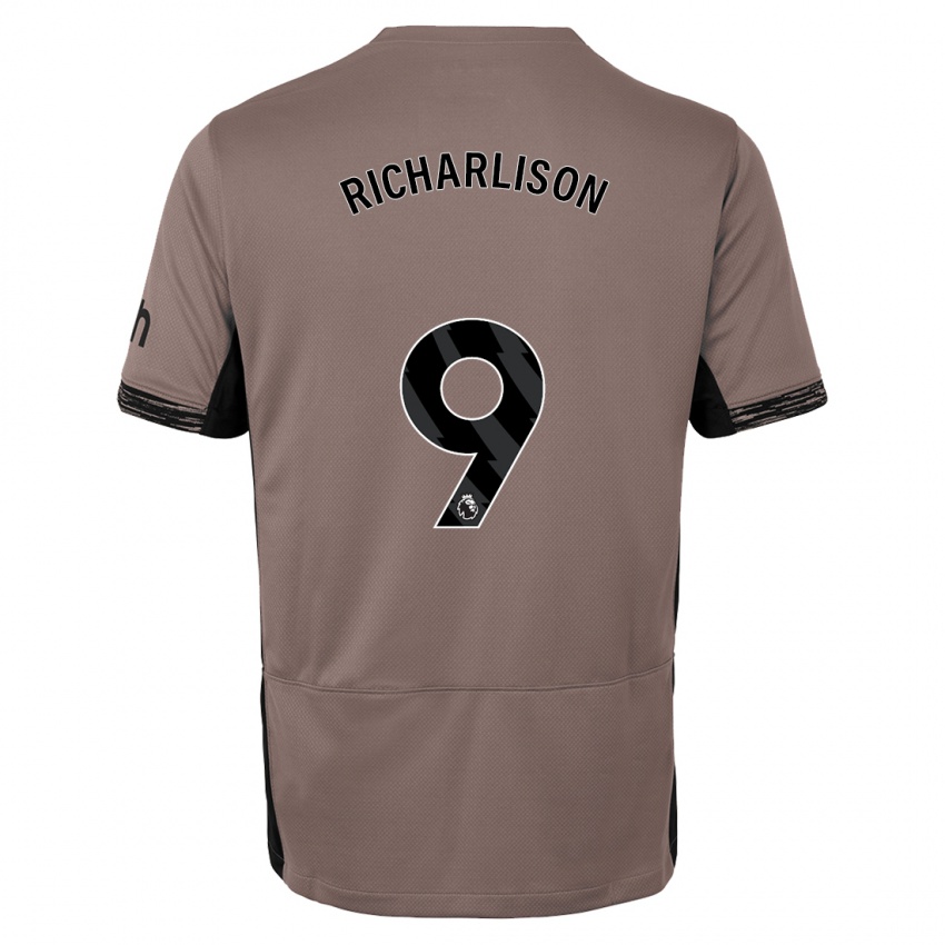 Lapset Richarlison #9 Tumma Beige Kolmas Sarja 2023/24 Lyhythihainen Paita T-Paita