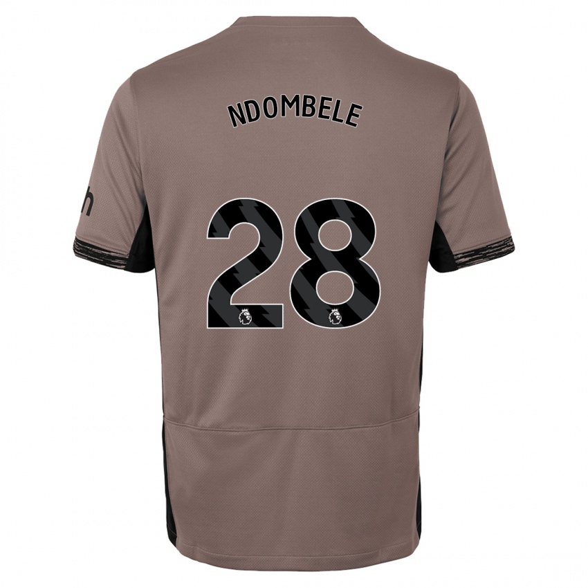 Lapset Tanguy Ndombele #28 Tumma Beige Kolmas Sarja 2023/24 Lyhythihainen Paita T-Paita