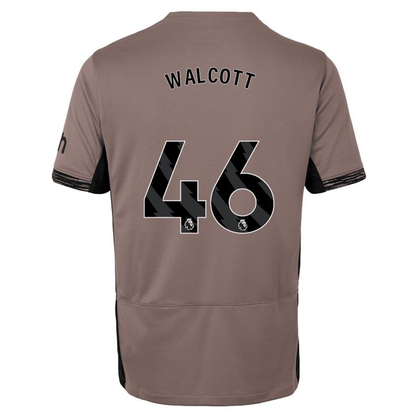 Lapset Malachi Fagan Walcott #46 Tumma Beige Kolmas Sarja 2023/24 Lyhythihainen Paita T-Paita