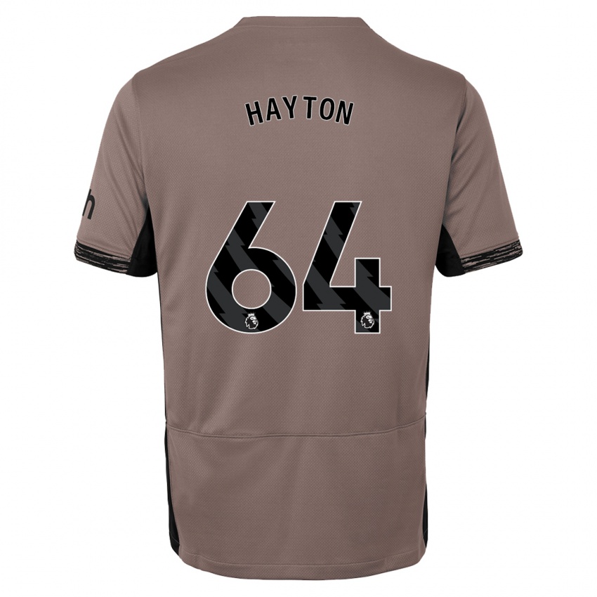 Lapset Adam Hayton #64 Tumma Beige Kolmas Sarja 2023/24 Lyhythihainen Paita T-Paita