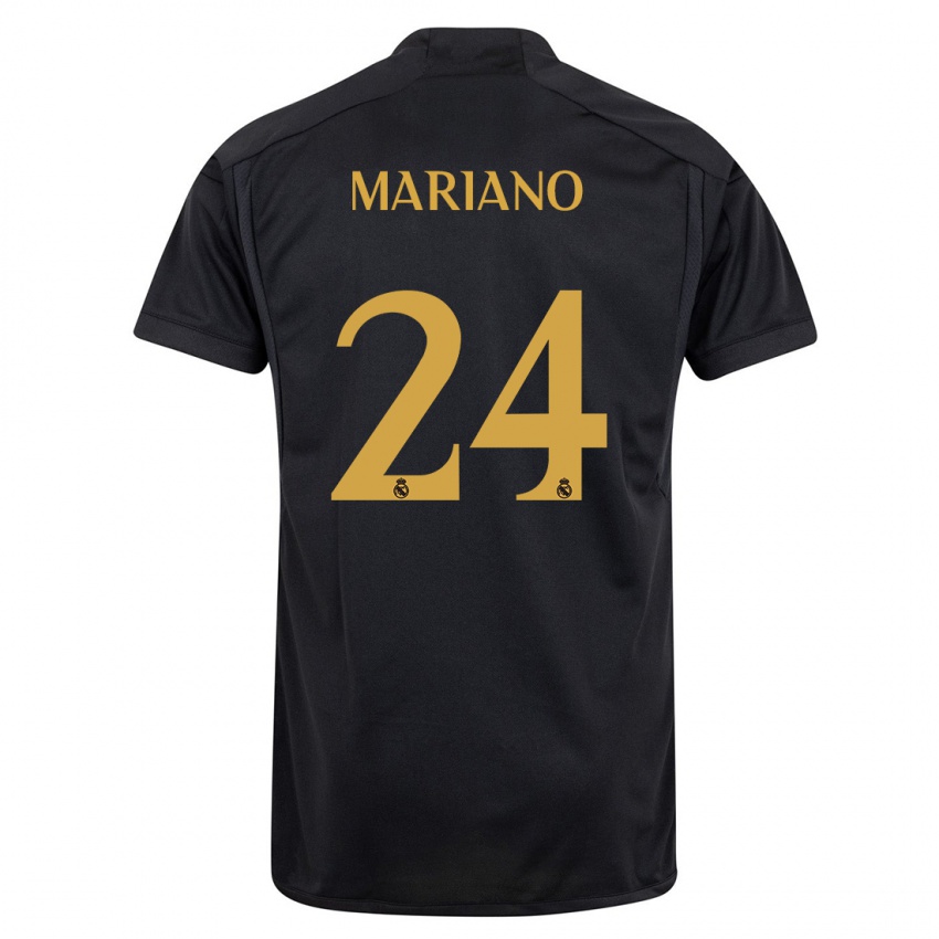 Lapset Mariano Diaz #24 Musta Kolmas Sarja 2023/24 Lyhythihainen Paita T-Paita