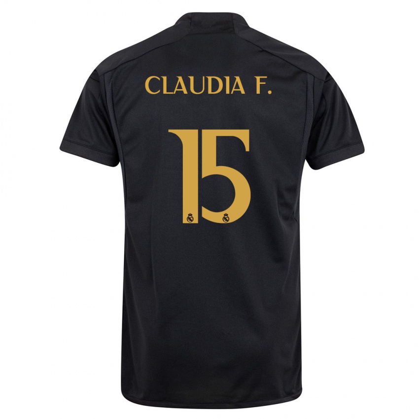 Lapset Claudia Florentino #15 Musta Kolmas Sarja 2023/24 Lyhythihainen Paita T-Paita