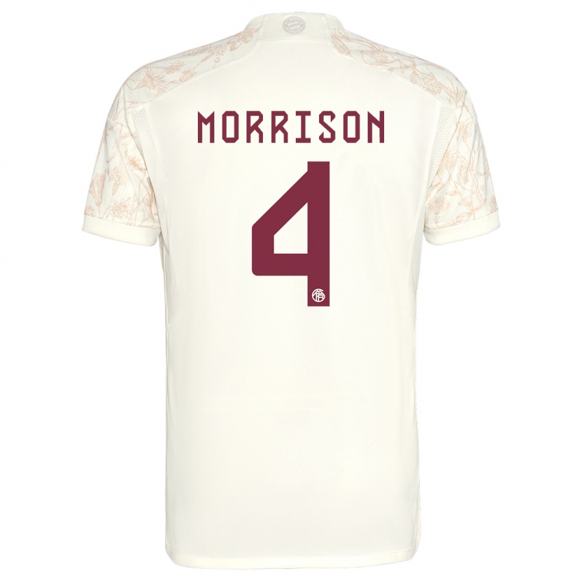 Lapset Liam Morrison #4 Luonnonvalkoinen Kolmas Sarja 2023/24 Lyhythihainen Paita T-Paita