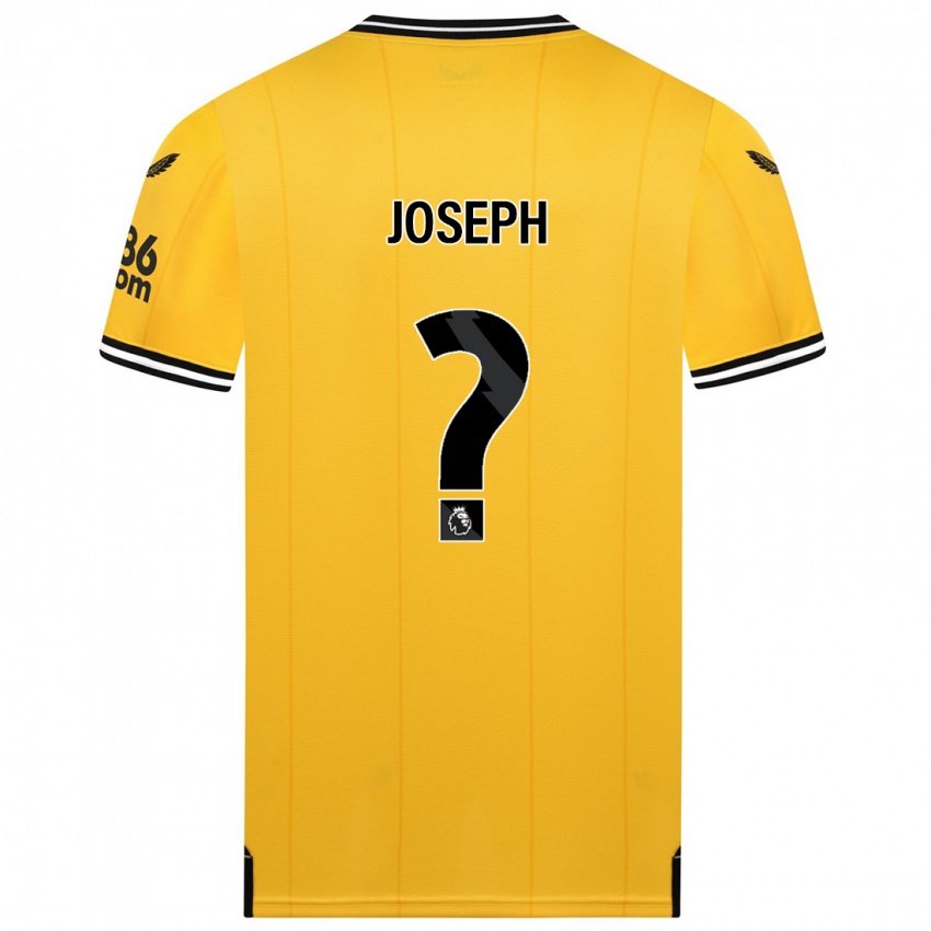 Miesten Joseph Joseph #0 Keltainen Kotipaita 2023/24 Lyhythihainen Paita T-Paita