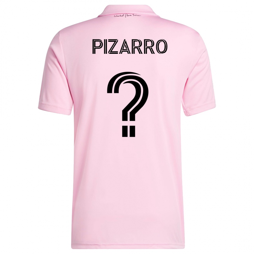 Miesten Rodolfo Pizarro #0 Vaaleanpunainen Kotipaita 2023/24 Lyhythihainen Paita T-Paita