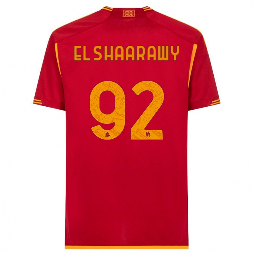 Naisten Stephan El Shaarawy #92 Punainen Kotipaita 2023/24 Lyhythihainen Paita T-Paita