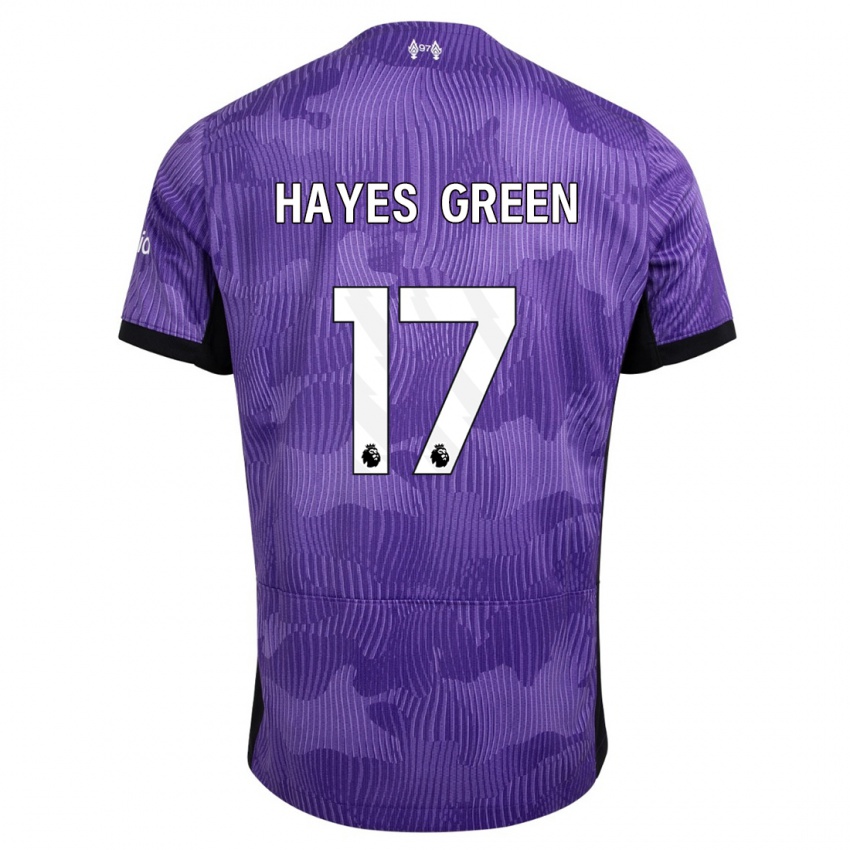 Naisten Charlie Hayes-Green #17 Violetti Kolmas Sarja 2023/24 Lyhythihainen Paita T-Paita