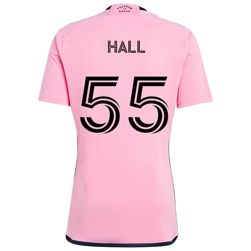 Lapset Tyler Hall #55 Vaaleanpunainen Kotipaita 2024/25 Lyhythihainen Paita T-Paita