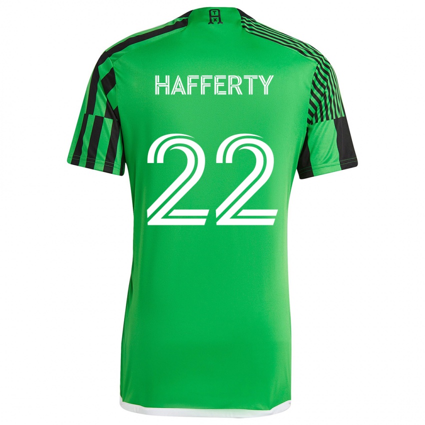 Lapset Joe Hafferty #22 Vihreä Musta Kotipaita 2024/25 Lyhythihainen Paita T-Paita