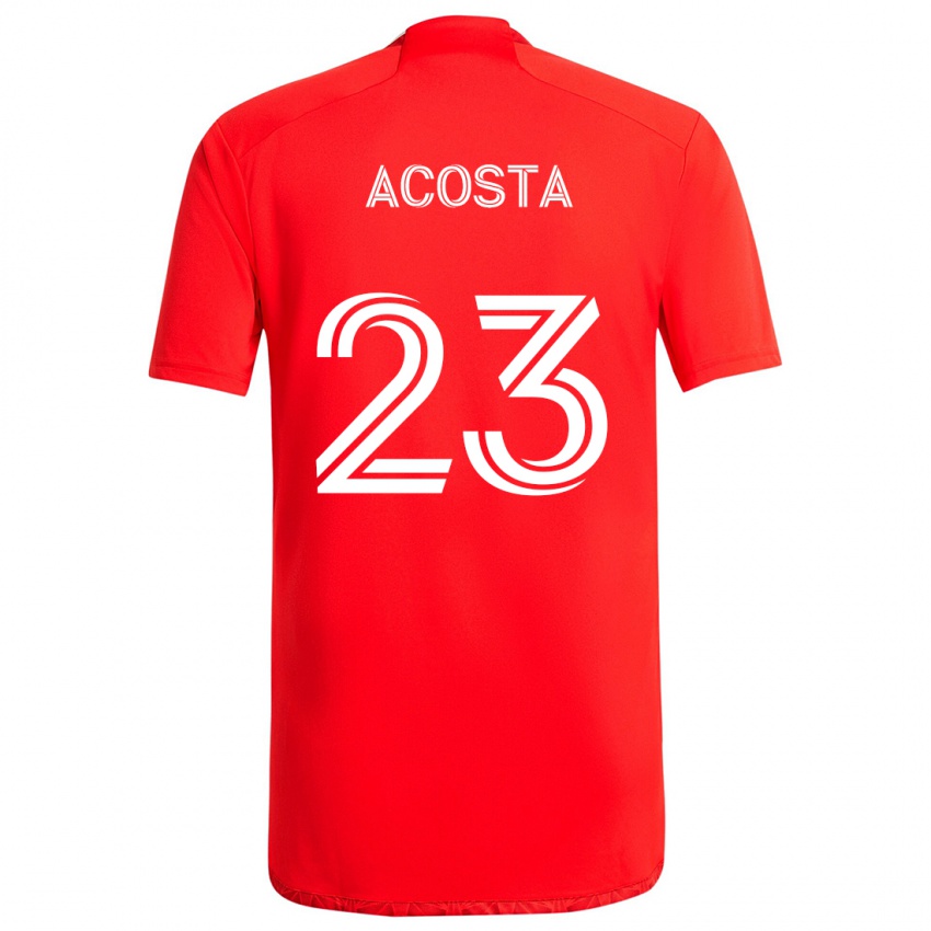 Lapset Kellyn Acosta #23 Punainen Valkoinen Kotipaita 2024/25 Lyhythihainen Paita T-Paita