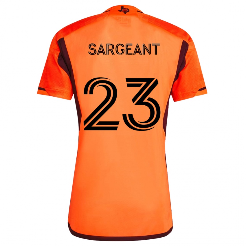 Lapset Kieran Sargeant #23 Oranssi Musta Kotipaita 2024/25 Lyhythihainen Paita T-Paita