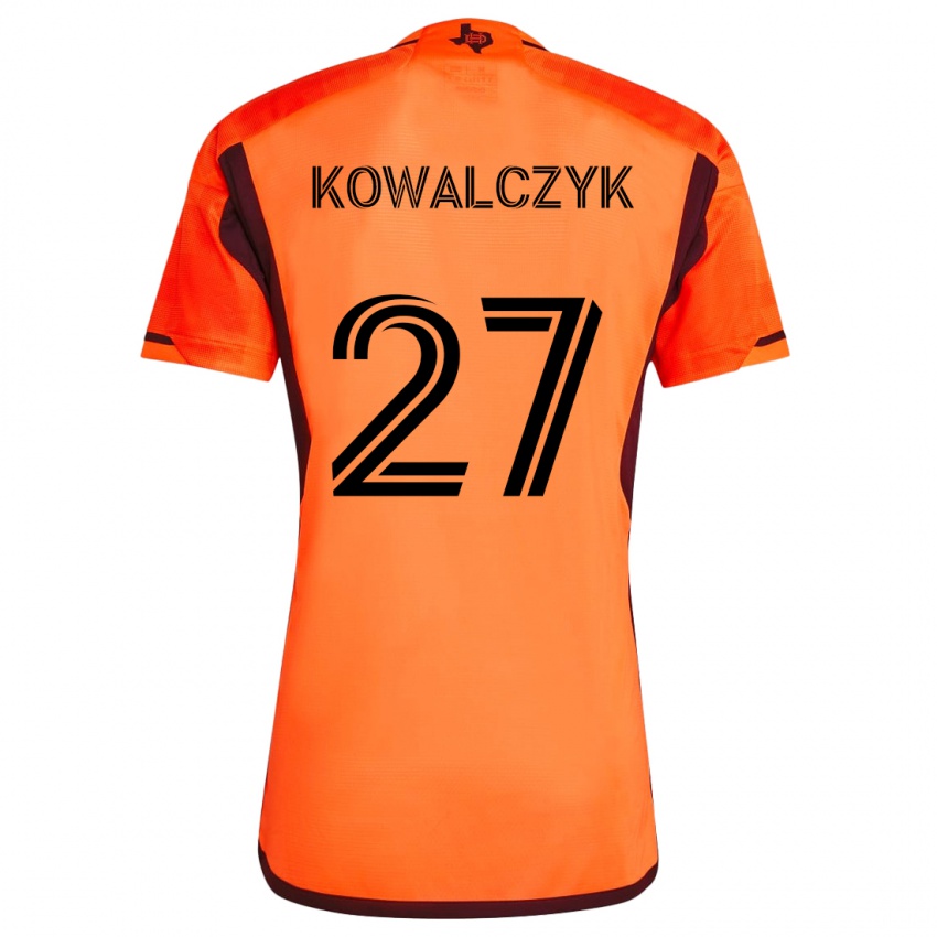 Lapset Sebastian Kowalczyk #27 Oranssi Musta Kotipaita 2024/25 Lyhythihainen Paita T-Paita