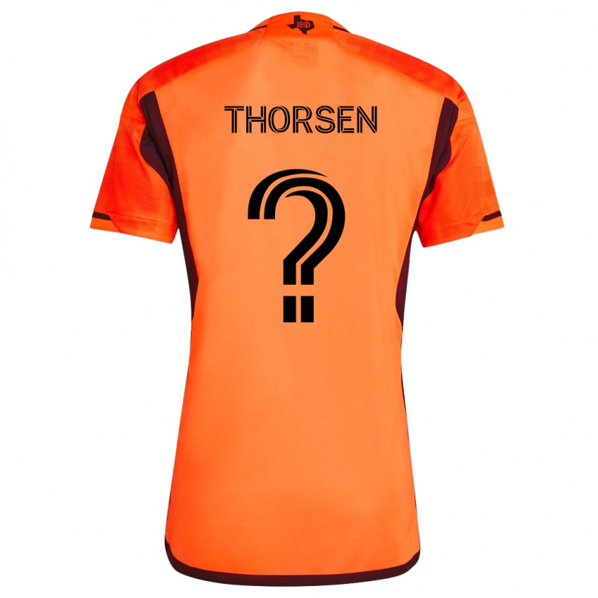 Lapset Liam Thorsen #0 Oranssi Musta Kotipaita 2024/25 Lyhythihainen Paita T-Paita