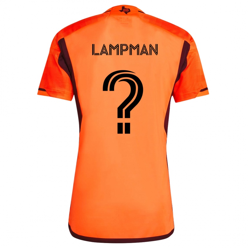 Lapset Tate Lampman #0 Oranssi Musta Kotipaita 2024/25 Lyhythihainen Paita T-Paita