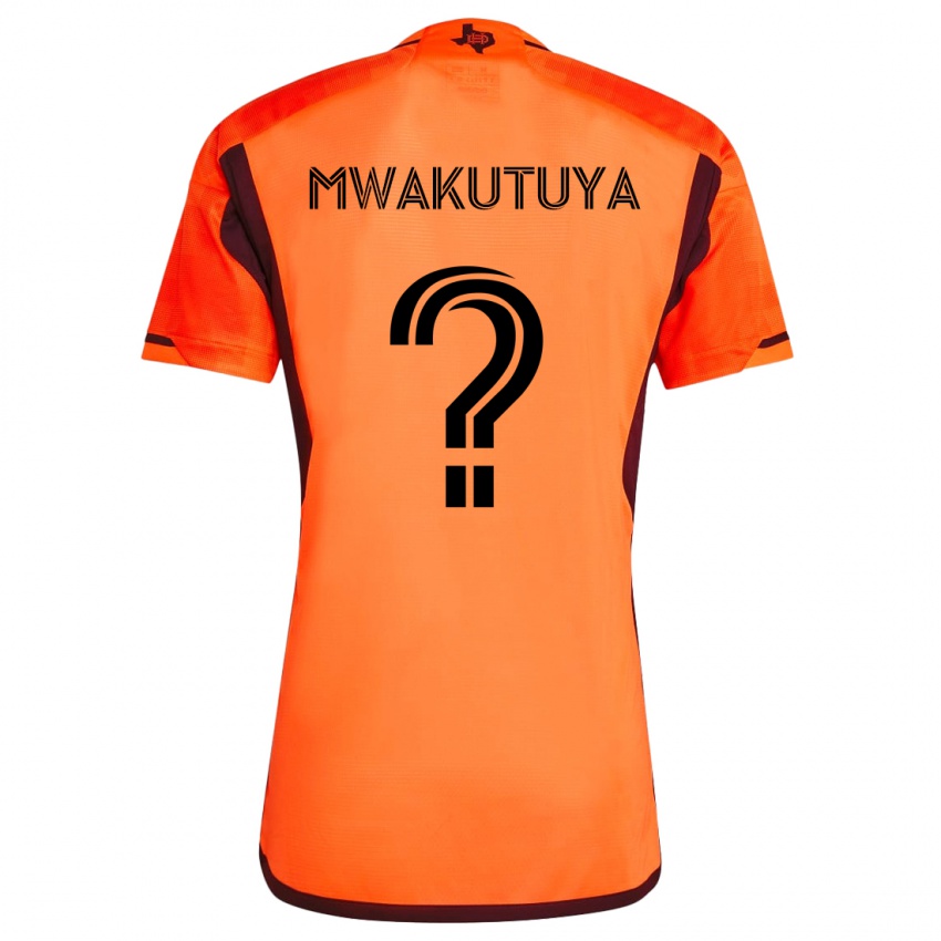 Lapset Isaac Mwakutuya #0 Oranssi Musta Kotipaita 2024/25 Lyhythihainen Paita T-Paita