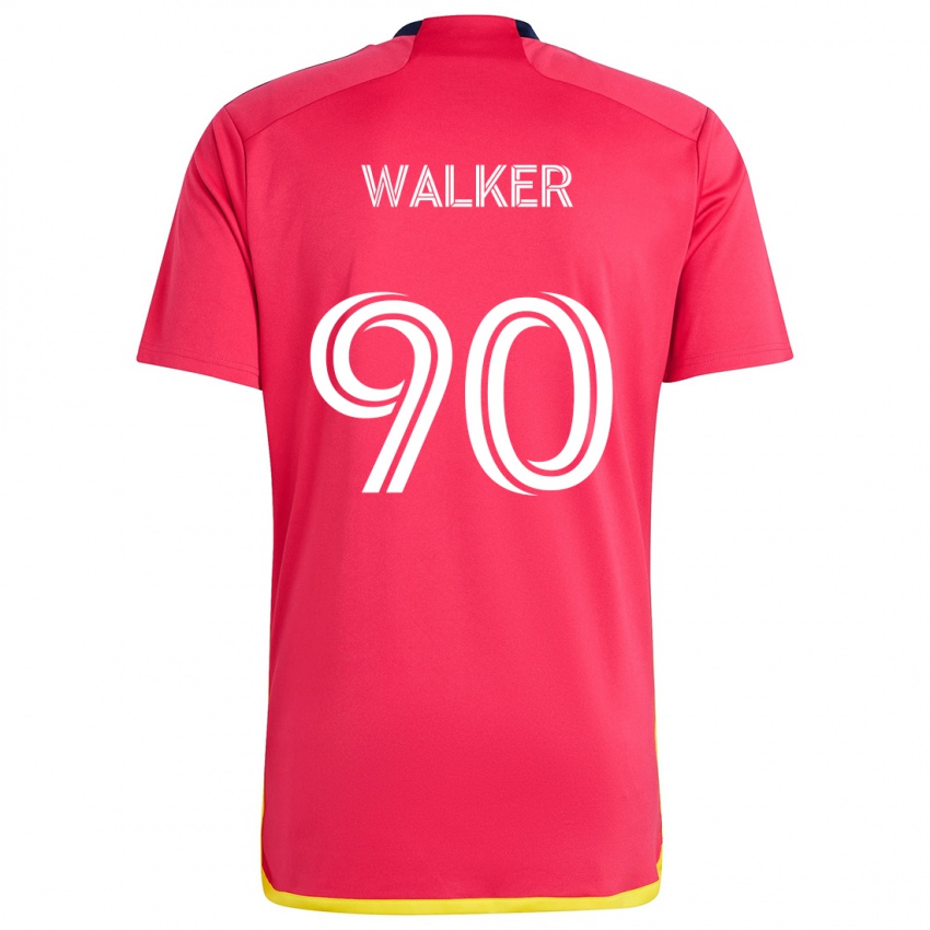 Lapset Eric Walker #90 Punainen Sininen Kotipaita 2024/25 Lyhythihainen Paita T-Paita