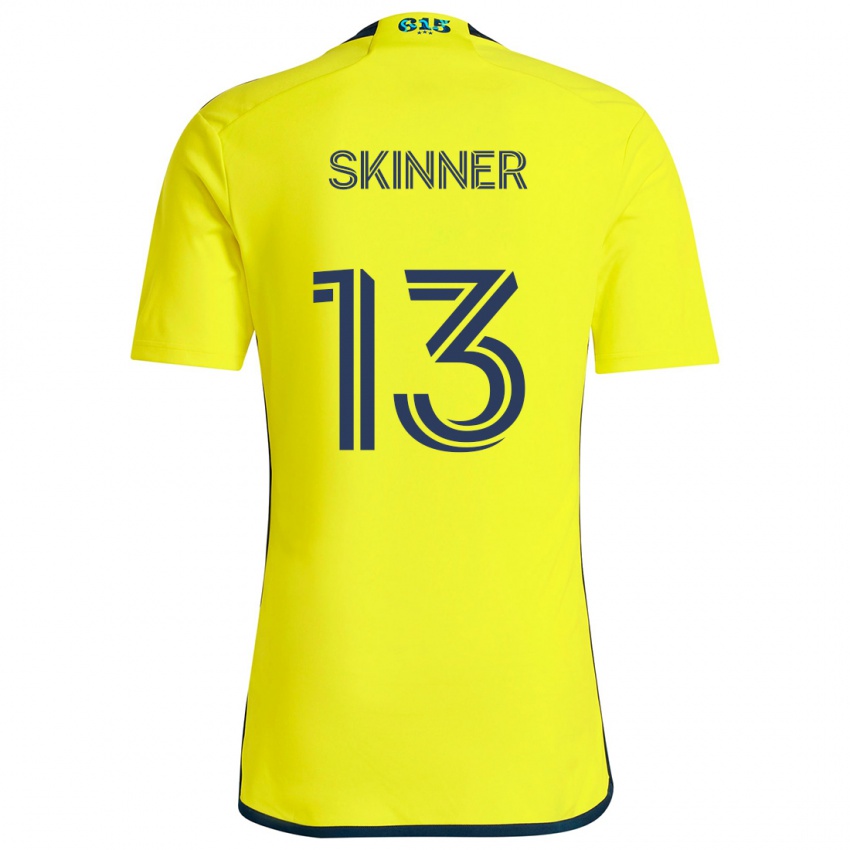 Lapset Joey Skinner #13 Keltainen Sininen Kotipaita 2024/25 Lyhythihainen Paita T-Paita