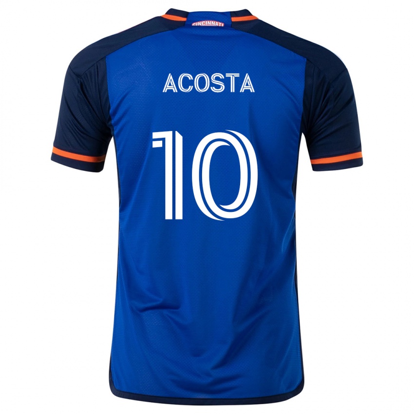 Lapset Luciano Acosta #10 Sinivalkoinen Kotipaita 2024/25 Lyhythihainen Paita T-Paita