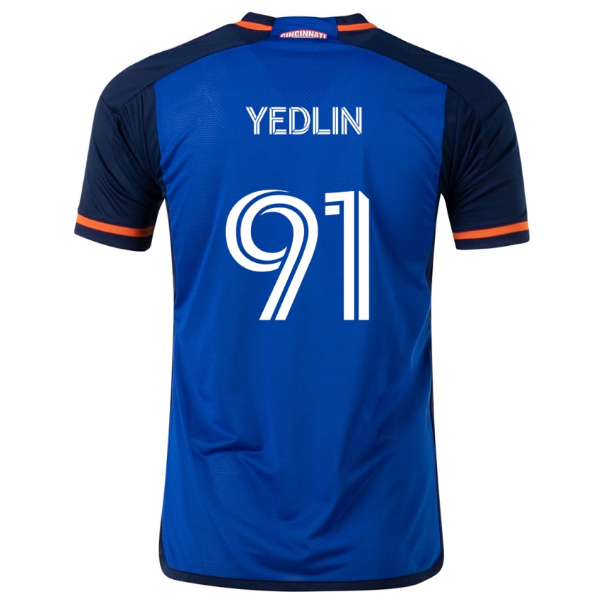 Lapset Deandre Yedlin #91 Sinivalkoinen Kotipaita 2024/25 Lyhythihainen Paita T-Paita