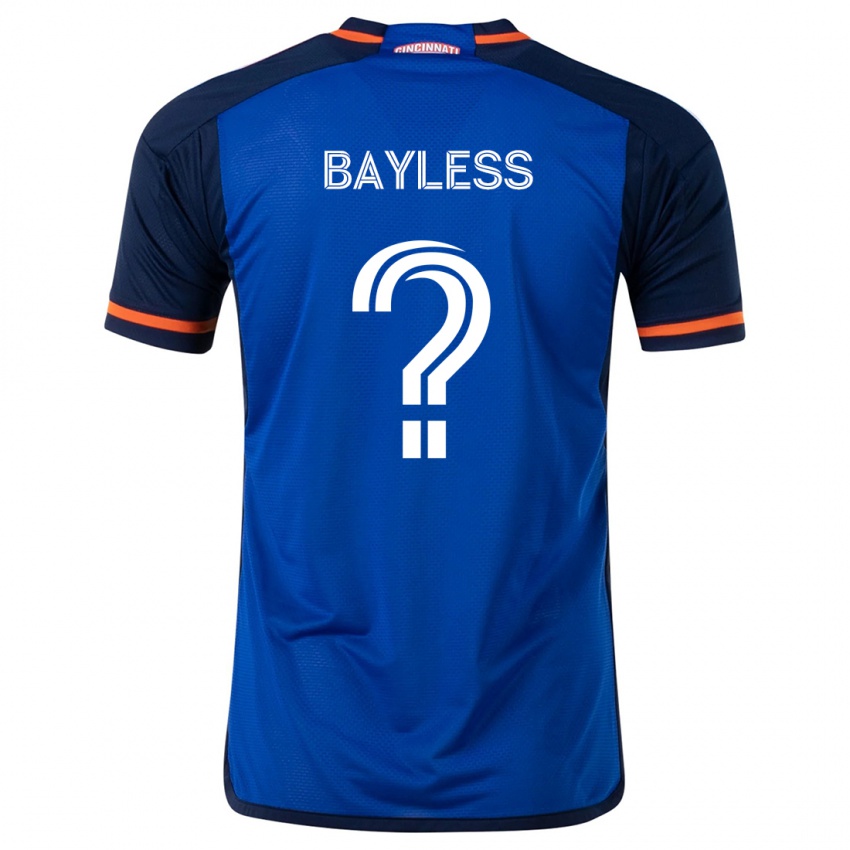 Lapset Blake Bayless #0 Sinivalkoinen Kotipaita 2024/25 Lyhythihainen Paita T-Paita