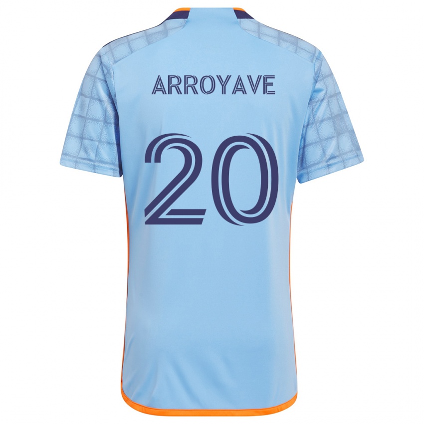 Lapset Jacob Arroyave #20 Sininen Oranssi Kotipaita 2024/25 Lyhythihainen Paita T-Paita