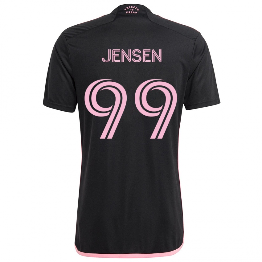 Lapset Cole Jensen #99 Musta Vieraspaita 2024/25 Lyhythihainen Paita T-Paita