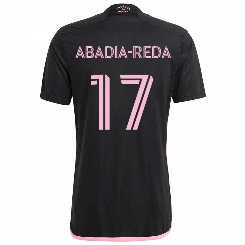 Lapset Ezequiel Abadia-Reda #17 Musta Vieraspaita 2024/25 Lyhythihainen Paita T-Paita