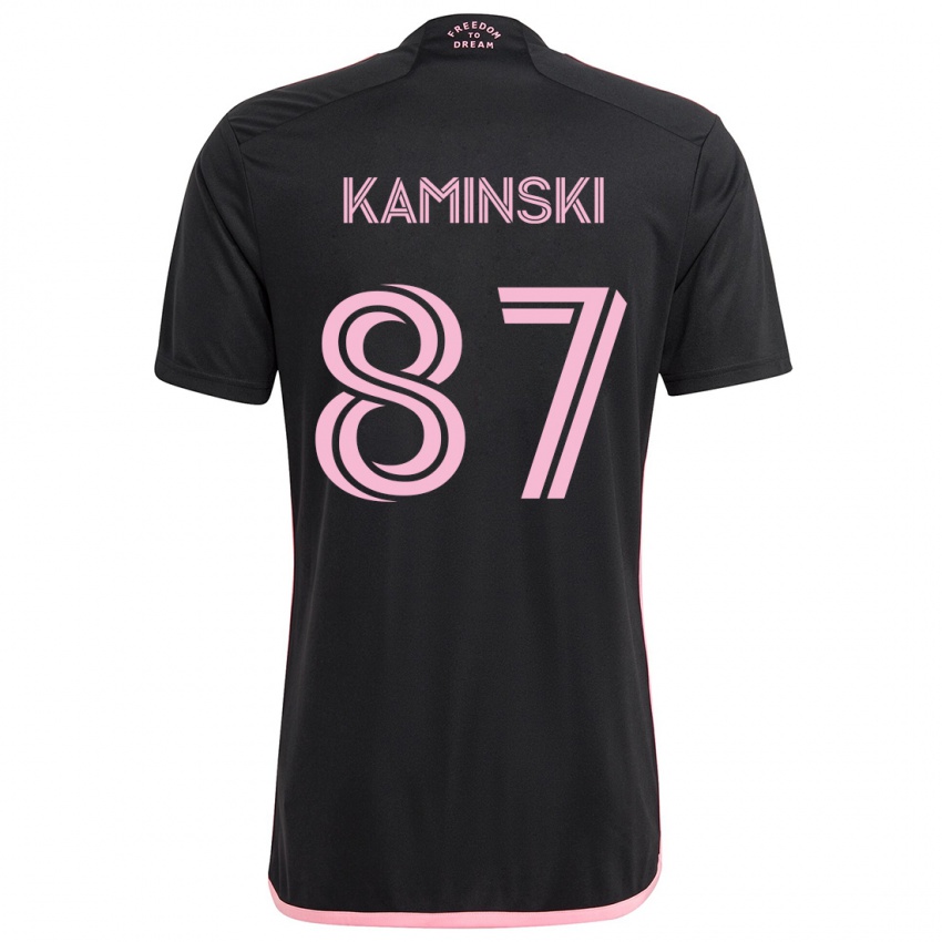 Lapset Brett Kaminski #87 Musta Vieraspaita 2024/25 Lyhythihainen Paita T-Paita