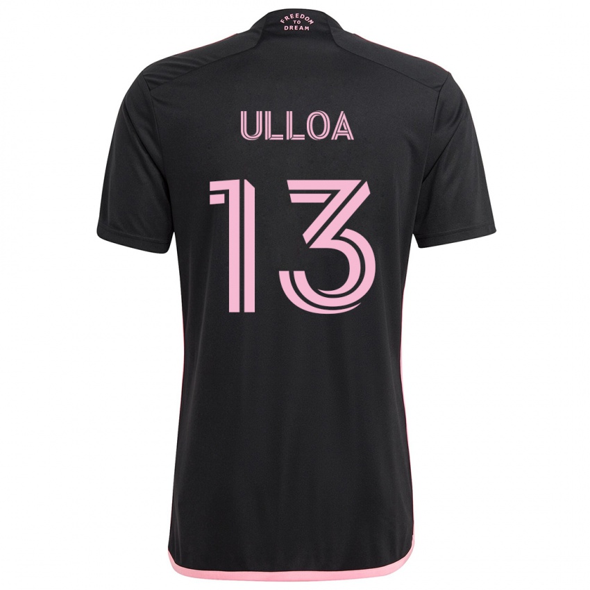 Lapset Víctor Ulloa #13 Musta Vieraspaita 2024/25 Lyhythihainen Paita T-Paita