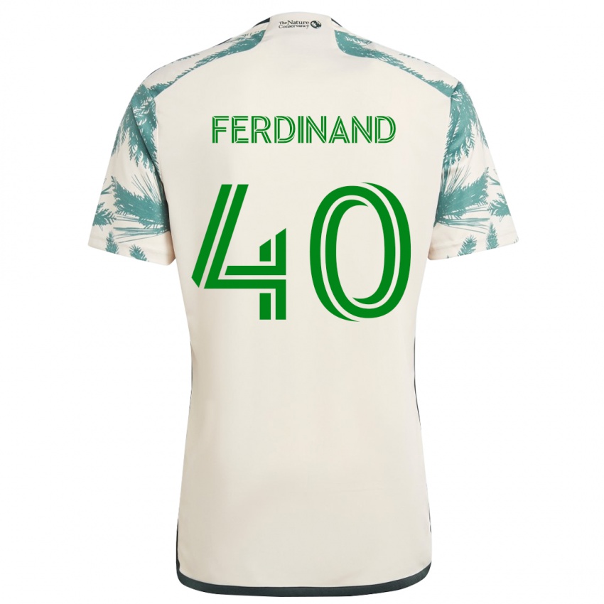 Lapset Keesean Ferdinand #40 Beige Ruskea Vieraspaita 2024/25 Lyhythihainen Paita T-Paita